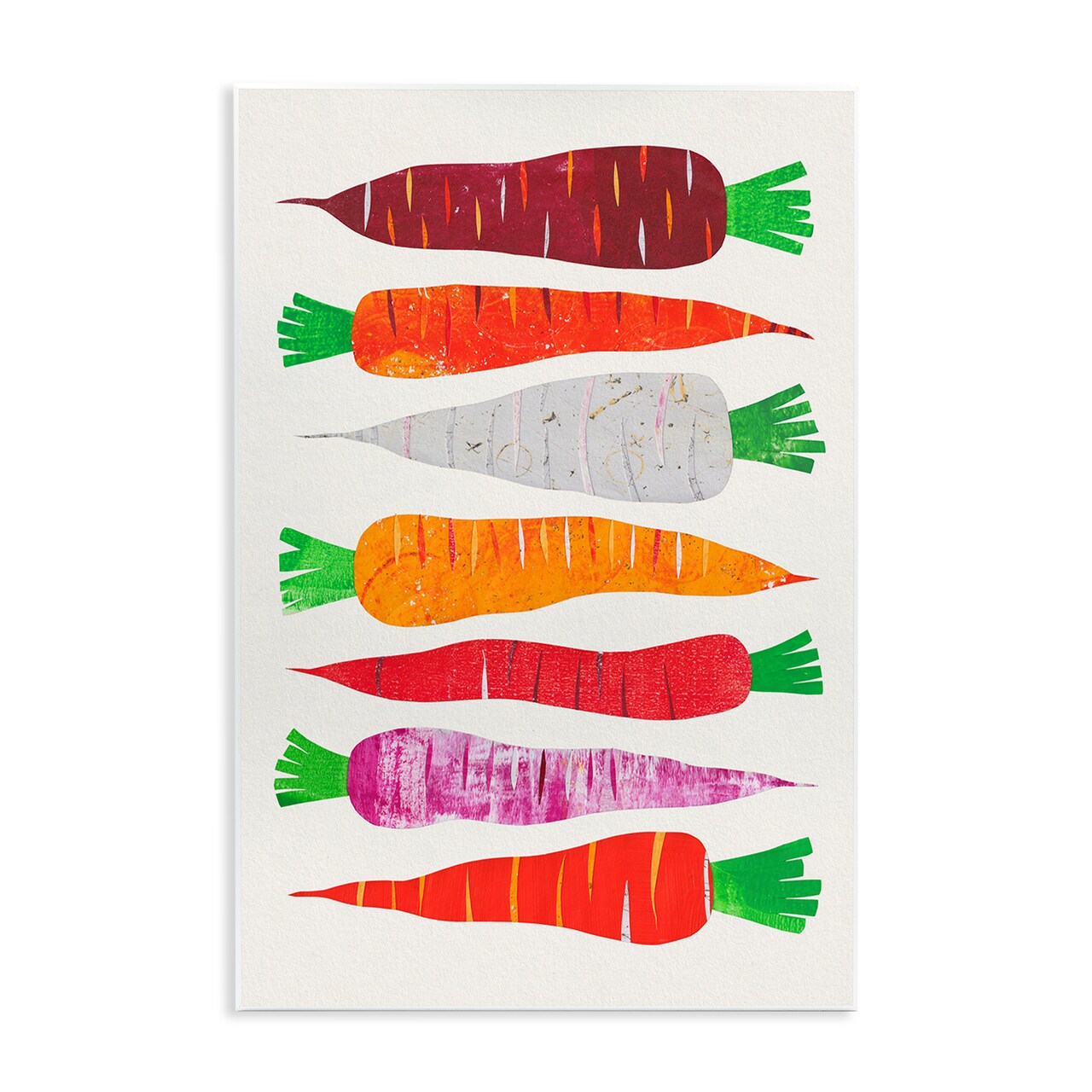 Stupell Industries Garden Vegetable Carrots Wall Plaque, design by Aribombari